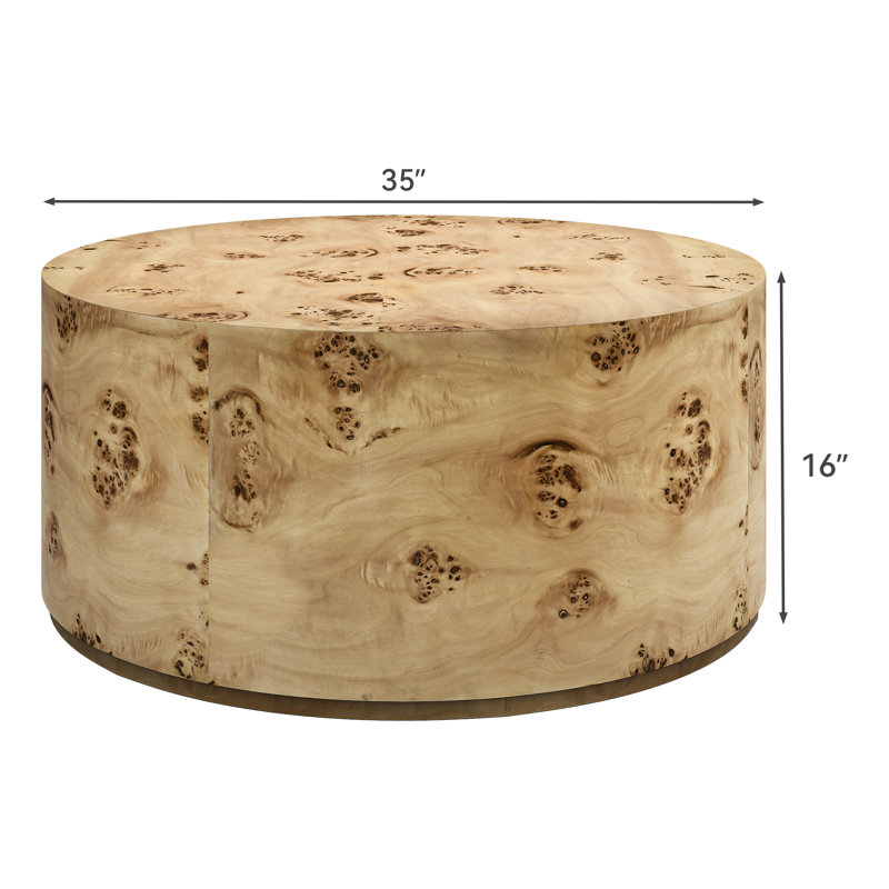 Kelly Clarkson Home Kylie Burl Wood Coffee Table & Reviews | Wayfair